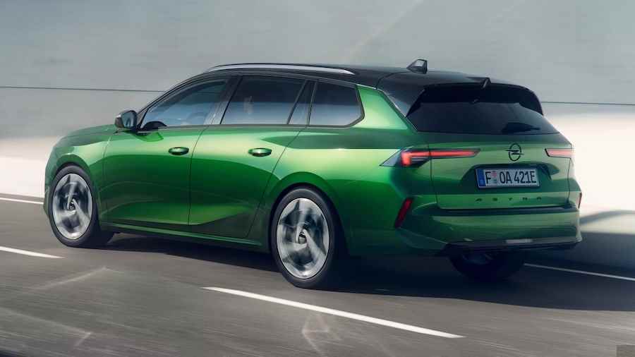 小改款欧宝 Astra五门两厢车与Spo